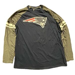 Men’s Nike New England Patriots Long Sleeve Shirt Size Large